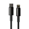 Baseus Tungsten Gold Cable Type-C to iP PD 20W 1m (black)