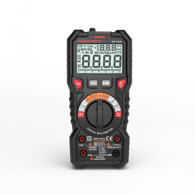Digital Multimeter with Flashlight Habotest HT118A, True RMS, NCV Digital Multimeter with Flashlight Habotest HT118A, True RMS, NCV