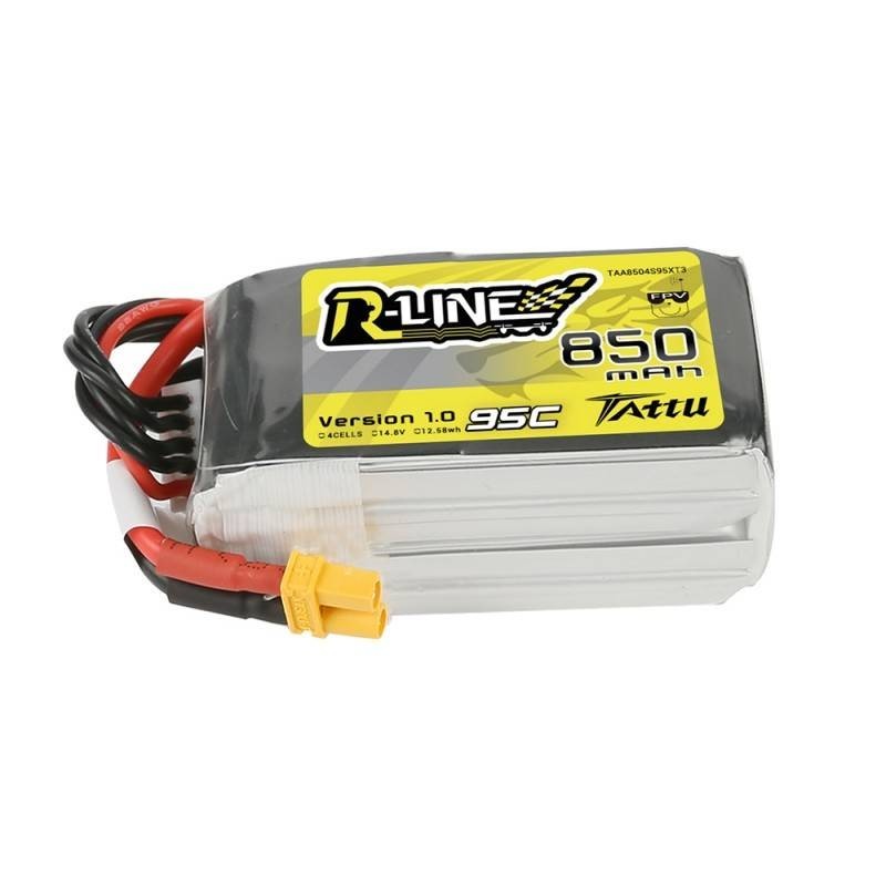 Battery Tattu R-Line 850mAh 14.8V 95C 4S1P Battery Tattu R-Line 850mAh 14.8V 95C 4S1P