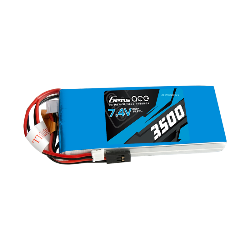 Battery LiPo Gens Ace 3500mAh 7,4V 1C 2S1P RX/TX Battery LiPo Gens Ace 3500mAh 7,4V 1C 2S1P RX/TX
