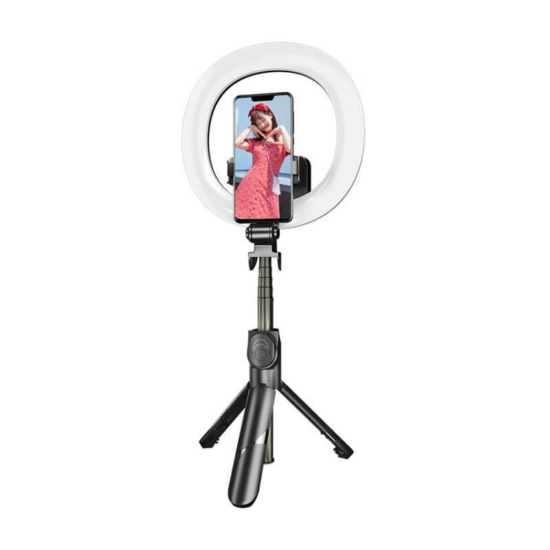 Selfie stick/ tripod Puluz with LED light ring Selfie stick/ tripod Puluz with LED light ring