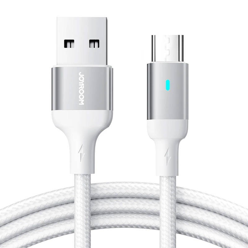 Cable to Micro USB-A / 2.4A / 1.2m Joyroom S-UM018A10 (white) Cable to Micro USB-A / 2.4A / 1.2m Joyroom S-UM018A10 (white)