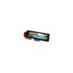 Battery GensAce G-Tech LiPo 5000mAh 11.1V 60C 3S1P, EC2 Plug