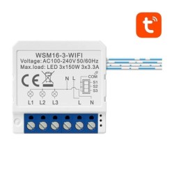 Smart Switch Module WiFi WSM16-W3 TUYA Avatto