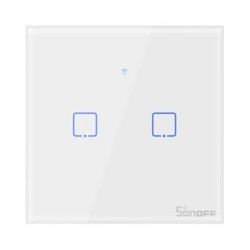 Smart Switch WiFi + RF 433 T1 EU TX (2 kanalai) Sonoff