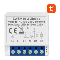 Модуль интеллектуального коммутатора ZigBee ZWSM16-W2 TUYA Avatto