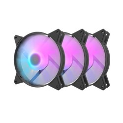 Computer Fan Set Darkflash C6, RGB, 3in1 120x120 (black)
