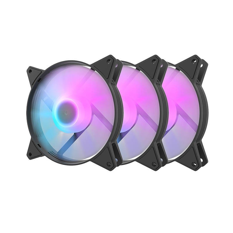 Computer Fan Set Darkflash C6, RGB, 3in1 120x120 (black) Computer Fan Set Darkflash C6, RGB, 3in1 120x120 (black)