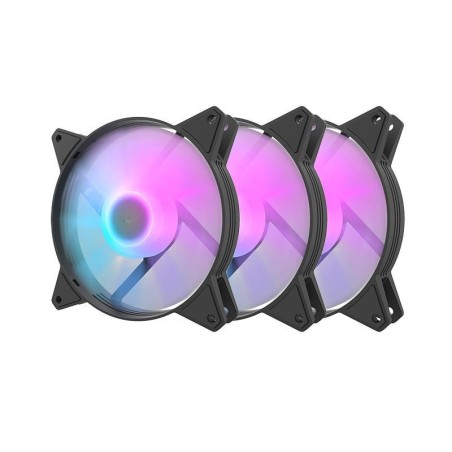 Computer Fan Set Darkflash C6, RGB, 3in1 120x120 (black)