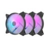 Computer Fan Set Darkflash C6, RGB, 3in1 120x120 (black)