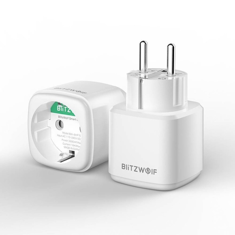 Smart socket Blitzwolf BW-SHP15, ZigBee, 3680W BlitzWolf Smart socket Blitzwolf BW-SHP15, ZigBee, 3680W BlitzWolf