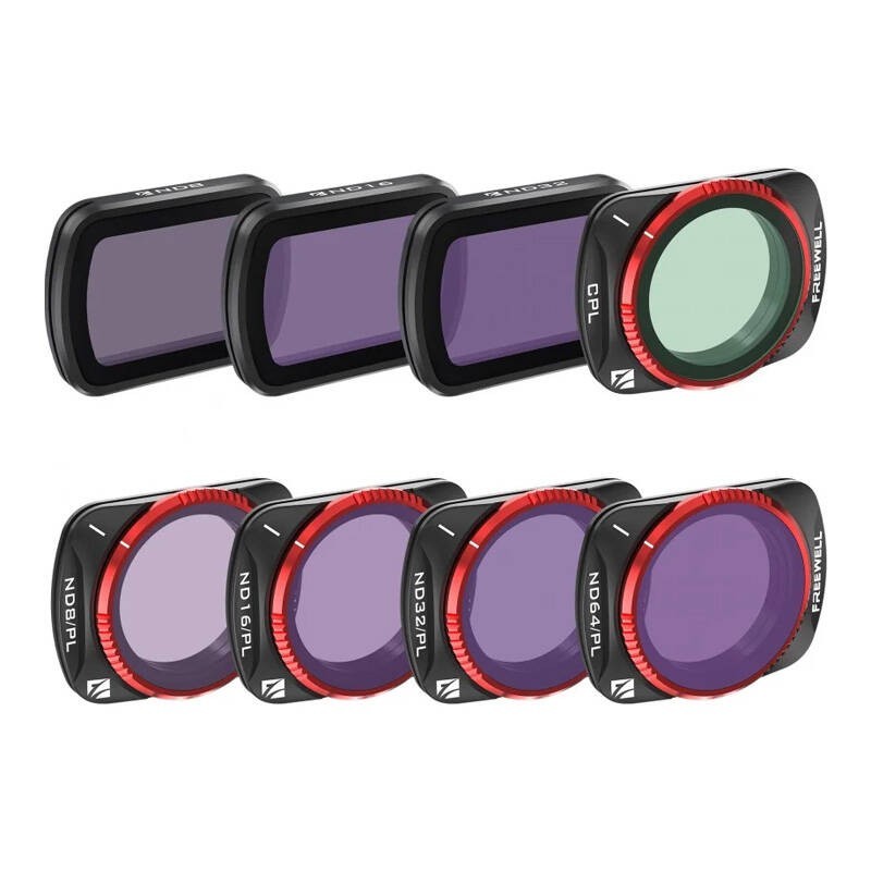 Set of 8 filters Freewell DJI Osmo Pocket 3 Set of 8 filters Freewell DJI Osmo Pocket 3