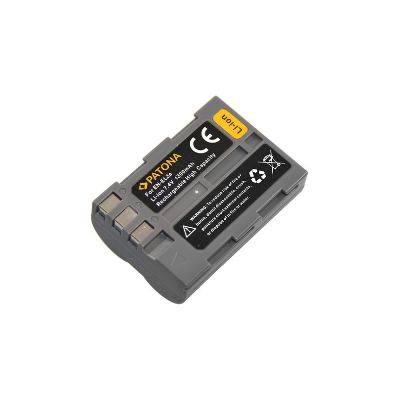 Battery Nikon EN-EL3E 1300mAh Li-Ion Battery Nikon EN-EL3E 1300mAh Li-Ion