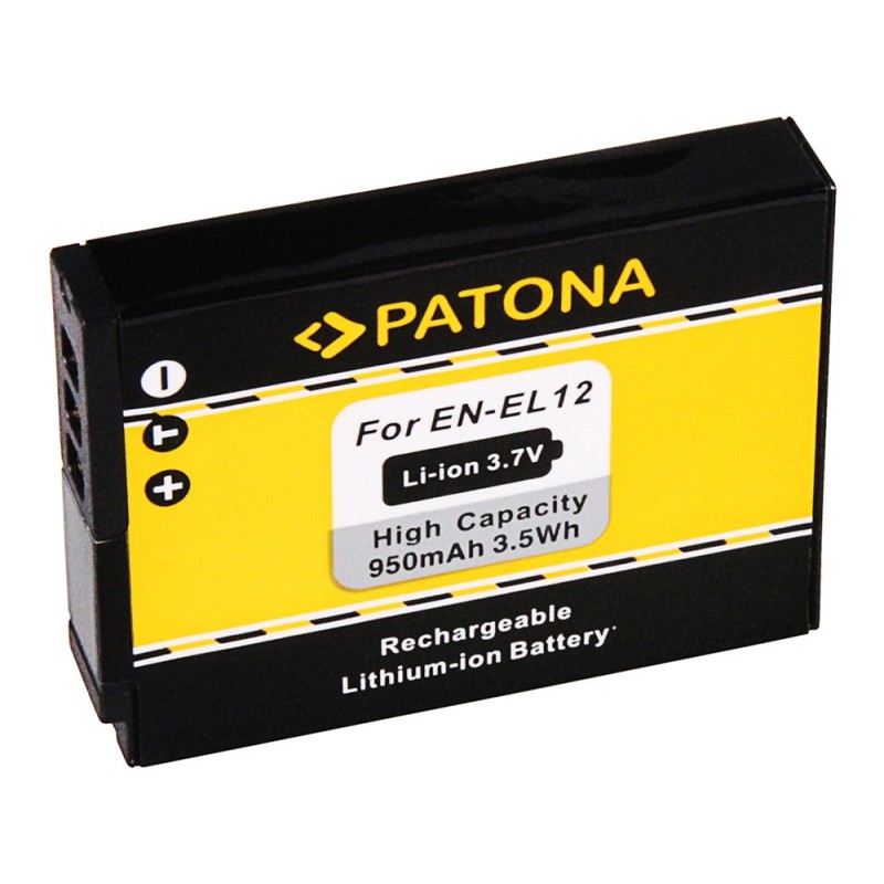 Battery Nikon ENEL12 800mAh Li-Ion Battery Nikon ENEL12 800mAh Li-Ion