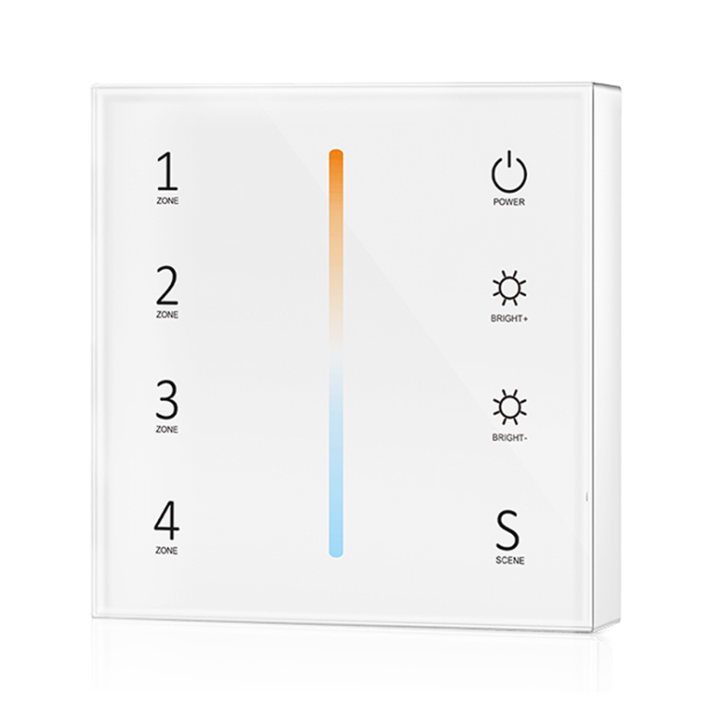 CCT RF nuotolinio valdymo pultas 4 zonų baltas skydelis TUYA SD serija