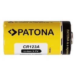 Battery CR123A/16340 700mAh Li-Ion 3,7V rechargeable