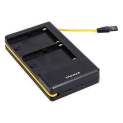 Charger Dual Sony NP-F970/F960/F950 ,USB