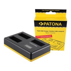 Charger Foto Triple Canon LP-E8+LCD