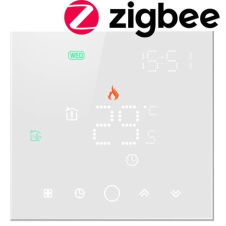 ZigBee termostaadiga suletud ahi Valge PS TUYA seeria