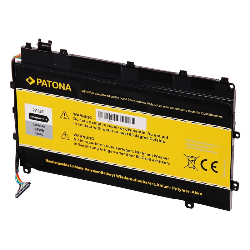 Battery DELL Latitude 7360/13 7000 2200mAh Li-Pol 11,1V 0GWV47