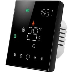 ZigBee termostats, ielādējams 16A, Melns PS TUYA