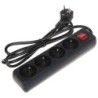 POWER DIStrIBUTION UNIT PR-1.5M-4G-SW/B (4 OUTLETS) 1.3and m