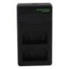 Charger Dual Olympus BLX-1+ cable