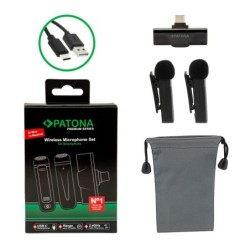 Wireless microphone for Smartphone USB-C with Patona clip