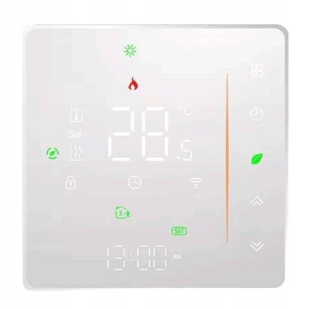 Loadable thermostat 16A White TR066 Wifi TUYA