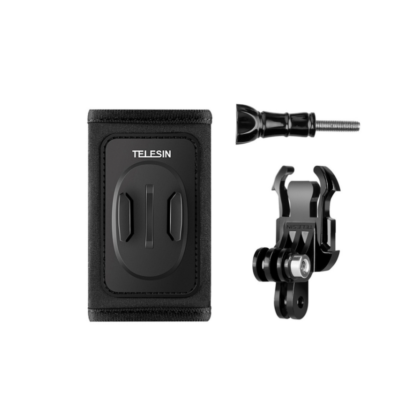 Backpack strap Telesin mount kit with J-hook for sports cameras (GP-BPM-003) Backpack strap Telesin mount kit with J-hook for sports cameras (GP-BPM-003)