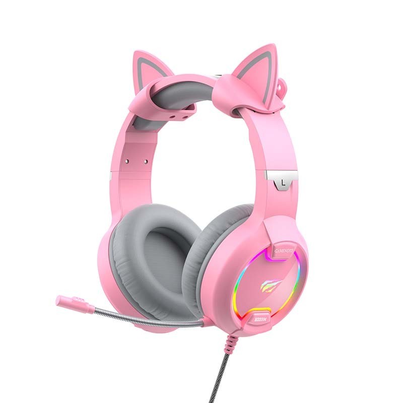 Gaming headphones Havit GAMENOTE H2233d RGB (pink) Gaming headphones Havit GAMENOTE H2233d RGB (pink)