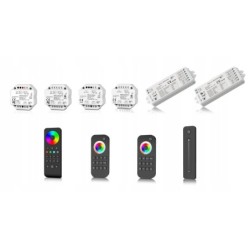 RGB DIM RF lauaarvuti kaugjuhtimispult SD-seeria must TUYA