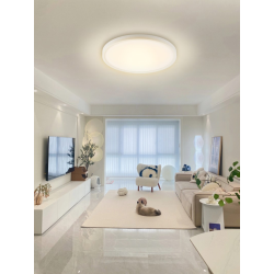 Smart griestu gaismeklis RGB fona apgaismojums 40cm 50W Tuya WiFi Bāka balta