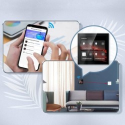 Panel Alexa LCD 4 multibramka ZigBee WiFi BT TUYA