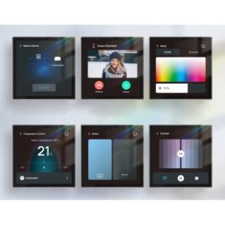 Panel Alexa LCD 4 multibramka ZigBee WiFi BT TUYA