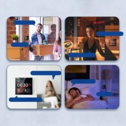 Panel Alexa LCD 4 multibramka ZigBee WiFi BT TUYA