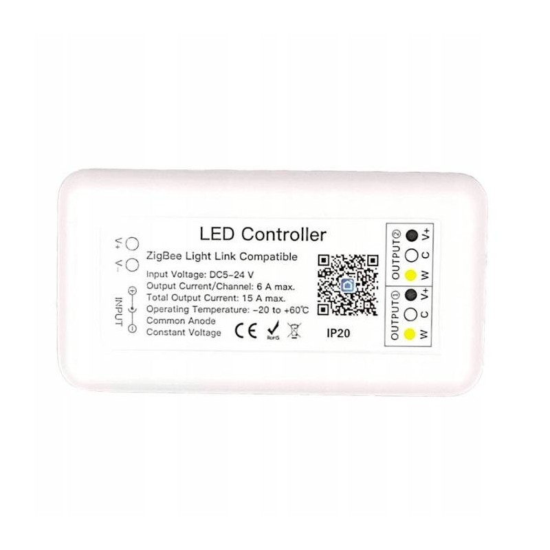 Kontroler LED CW 15A ZigBee 3.0 HUE TUYA Kontroler LED CW 15A ZigBee 3.0 HUE TUYA
