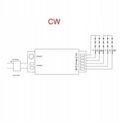 Kontroler LED CW 15A ZigBee 3.0 HUE TUYA