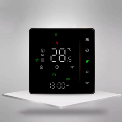 Normally Open Thermostat 5A Black TRZ65C ZigBee TUYA