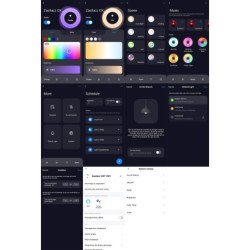 OXT 2in1 RGB+CCT LED Power Supply and Controller 400W 24V WiFi TUYA