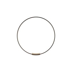 Wall +ceiling luminaire black 80cm 50W 3420lm Tuya Zigbee 3,0 with DO
