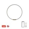 Wall +ceiling luminaire black 80cm 50W 3420lm Tuya Zigbee 3,0 with DO
