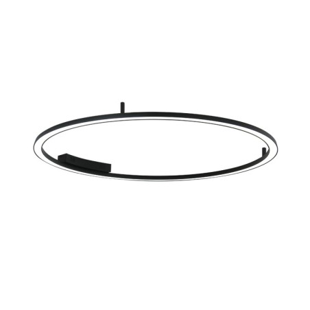 Ceiling (wall) luminaire black 120cm 72W 4752lm Tuya Zigbee 3,0 with remote control