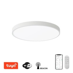 Smart Ceiling Light WHITE 50cm 48W 3468 lm Tuya WiFi BEACON
