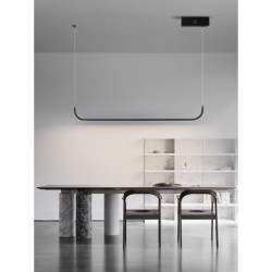NEO LITE PATTINI Smart pendant luminaire black 120cm 26W, 1820lm, Tuya, WiFi with BEACON support