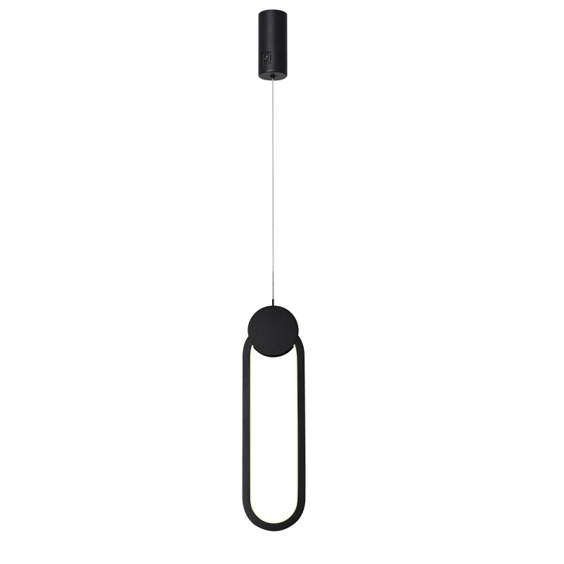 NEO LITE OVALE Smart pakabinamas šviestuvas juodas 40x12cm 22W Tuya WiFi su BEACON palaikymu NEO LITE OVALE Smart pakabinamas šviestuvas juodas 40x12cm 22W Tuya WiFi su BEACON palaikymu