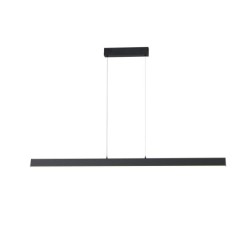 NEO LITE TRIANGOLO Smart pendant luminaire black 125cm 28W Tuya WiFi with BEACON