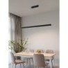 NEO LITE TRIANGOLO Smart pendant luminaire black 125cm 28W Tuya WiFi with BEACON