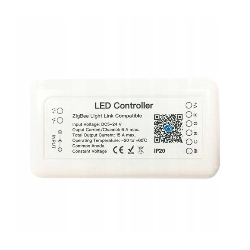 Kontroler LED RGBW 15A ZigBee 3.0 HUE TUYA Kontroler LED RGBW 15A ZigBee 3.0 HUE TUYA
