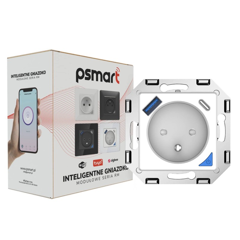 Smart Zigbee socket with USB+usb-c Smart Zigbee socket with USB+usb-c